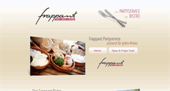 Desktop Screenshot of frappant-partyservice.de